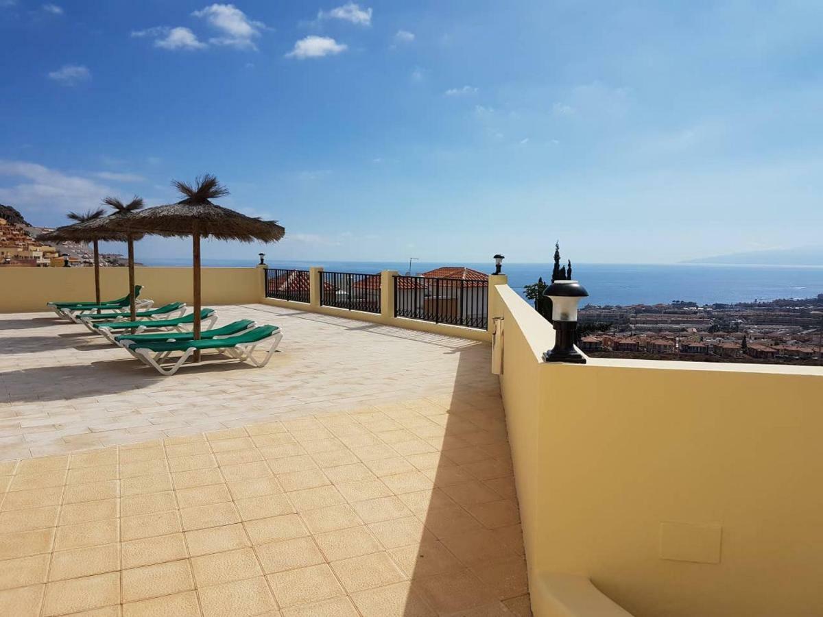 Villa Roque Del Conde With Fantastic Sea View, Terrace, Pool, Wifi, Sat-Tv, Garage Costa Adeje  Exterior photo